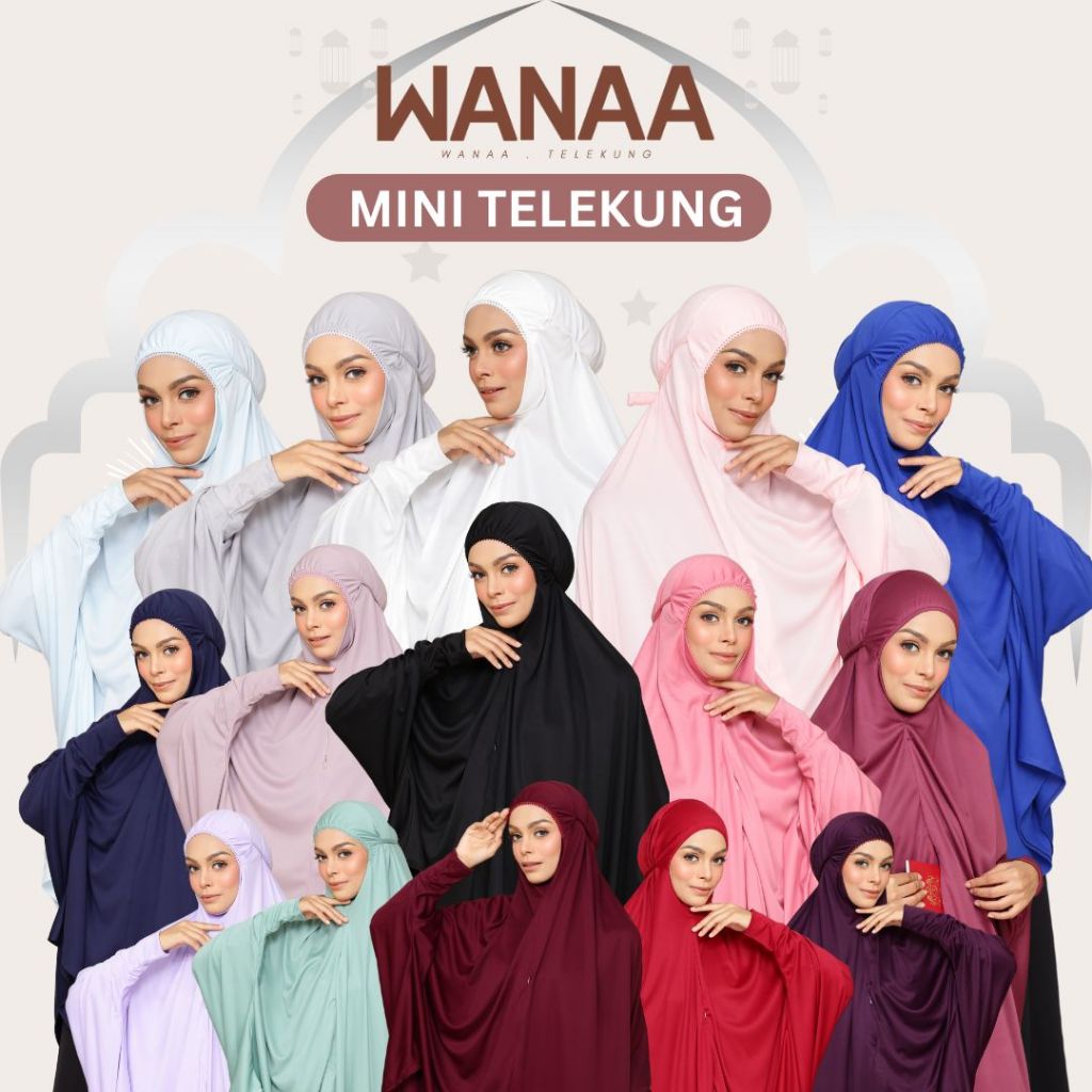 Mini Telekung by WANAA (Sesuai untuk Solat, Teraweh, Umrah & Haji ...