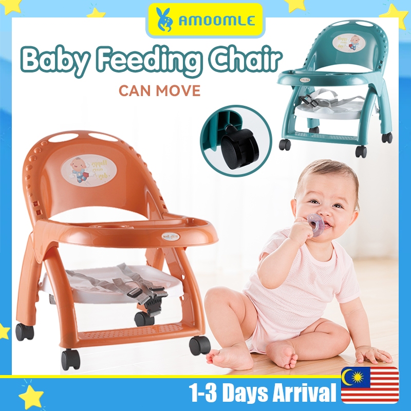 Foldable Baby Dining Chair With Safety Belt Multifunctional Family Kid ...