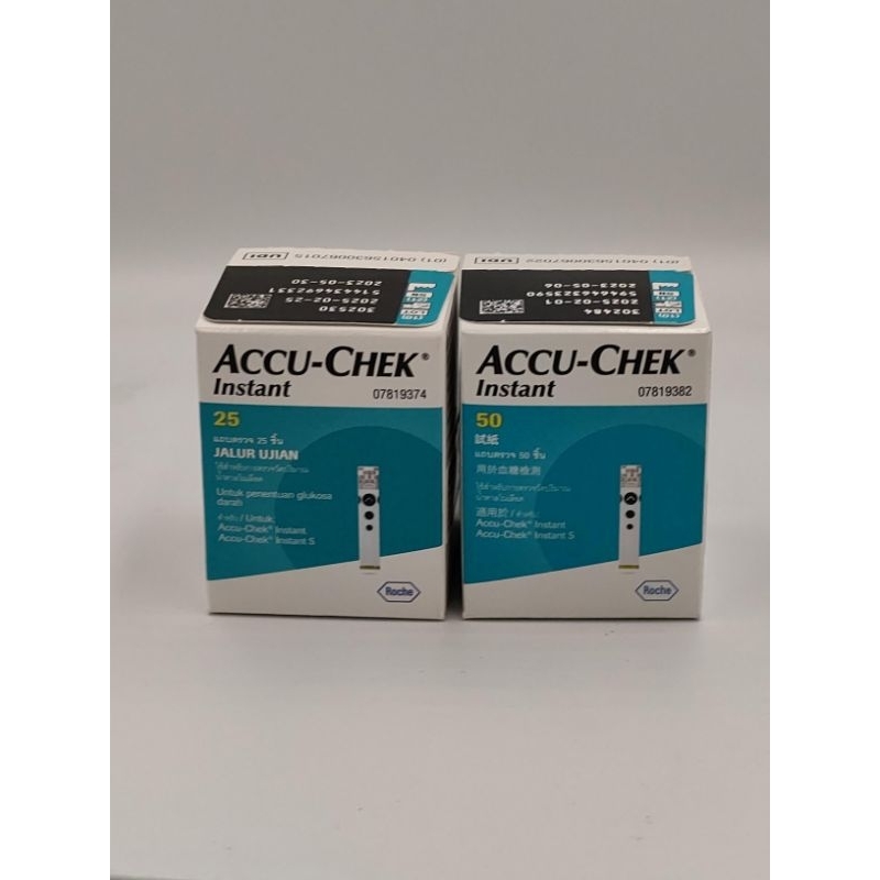 AccuChek Instant Test Strips 25's/50's EXP 11/25 Shopee Malaysia
