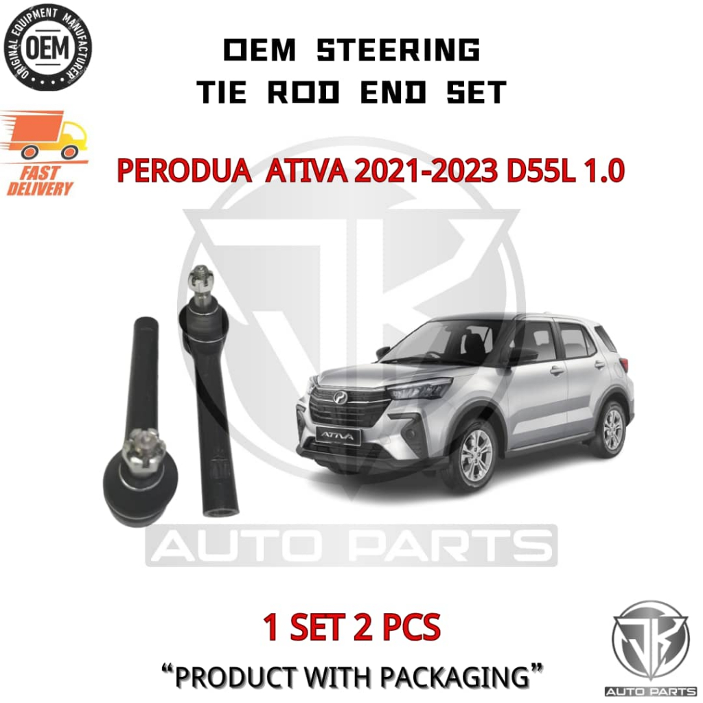 #1 PAIR#OEM STEERING OUTTER TIE ROD END PERODUA ATIVA 2021-2023 D55L 1. ...