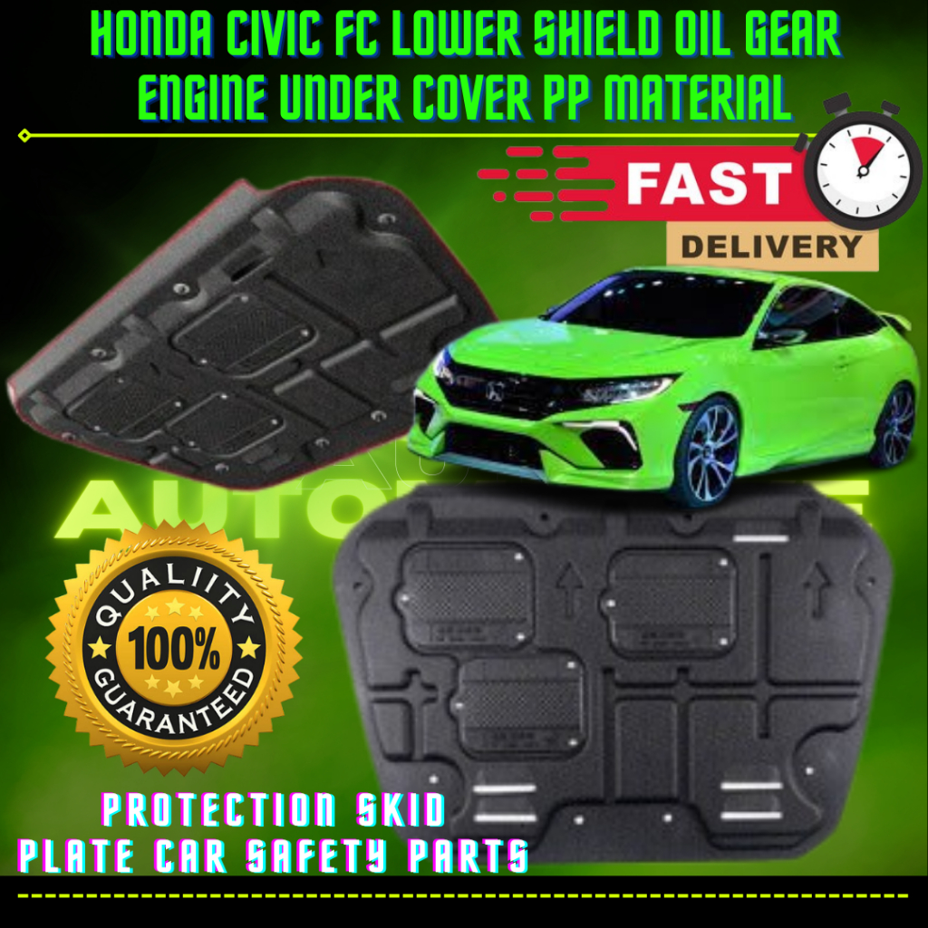HONDA CIVIC FC LOWER SHIELD OIL GEAR ENGINE UNDER COVER PP MATERIAL ...