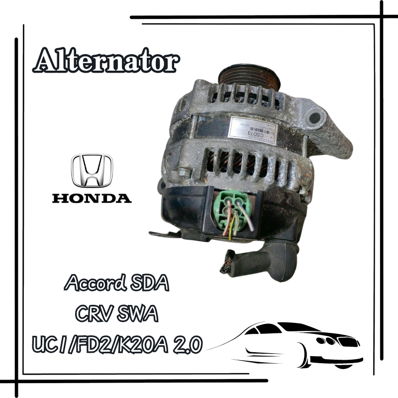 Honda Accord SDA/CRV SWA/UC1/FD2/K20A 2.0CC Original Used Alternator