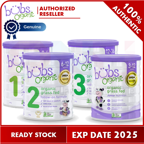 Grass Fed Milk Bubs Organic Stage 2 Formula - Grass Fed