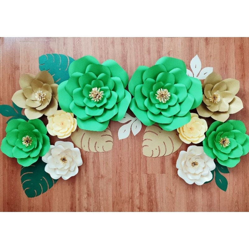 Hari Raya Decoration Paper Flower Wall Decoration | Shopee Malaysia