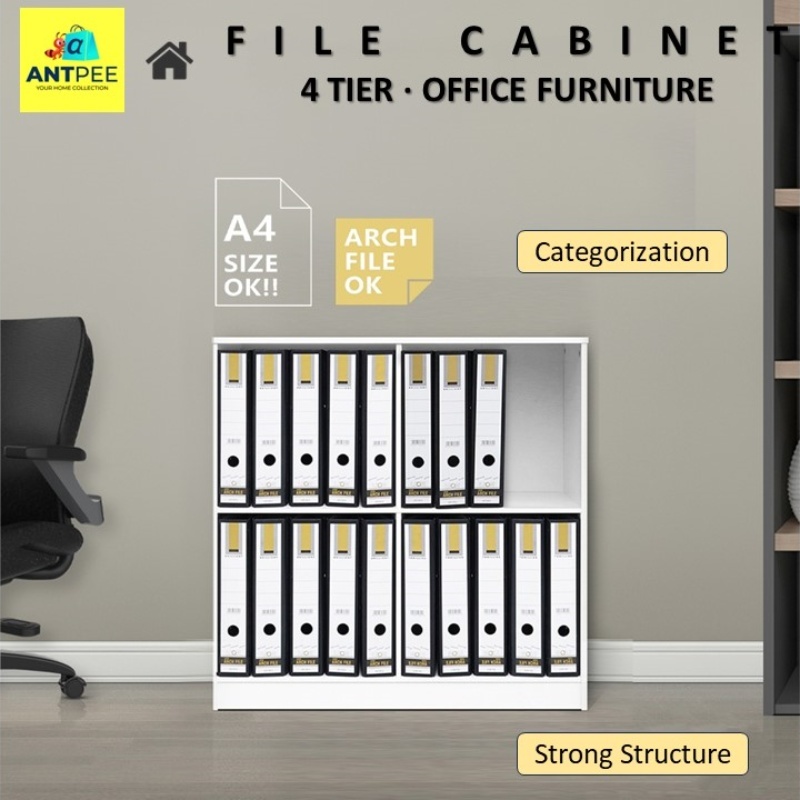 𝐀𝐍𝐓𝑃𝐸𝐸 𝐑𝐚𝐜𝐤 𝐂𝐚𝐛𝐢𝐧𝐞𝐭 𝟒 𝐓𝐢𝐞𝐫 𝐎𝐟𝐟𝐢𝐜𝐞 𝐅𝐢𝐥𝐞 𝐂𝐚𝐛𝐢𝐧𝐞𝐭 🐜 A4 Bookshelf Rak Buku ...