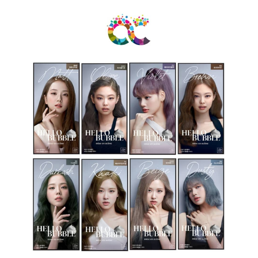 MISE EN SCENE Hello Bubble x Blackpink Foam Color Hair Dye(Exp 2026