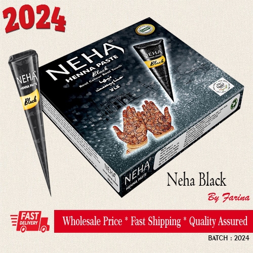 Neha Henna Black Box Inai Lukis Hitam Kotak Shopee Malaysia