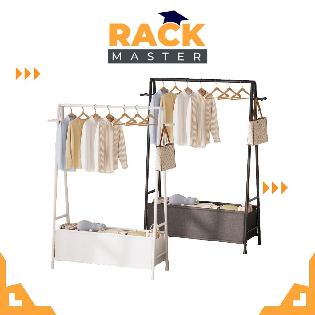 𝗥𝗔𝗖𝗞 𝗠𝗔𝗦𝗧𝗘𝗥 Multipurpose Double AA Clothes Rack Hanging Clothes ...