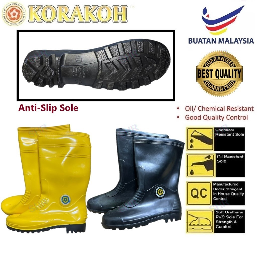 KORAKOH Plastic Shoes Industry / Rain Shoes / Rubber Rain Boots / Kasut ...