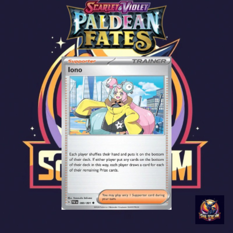 Pokemon TCG Iono Paldean Fates | Shopee Malaysia