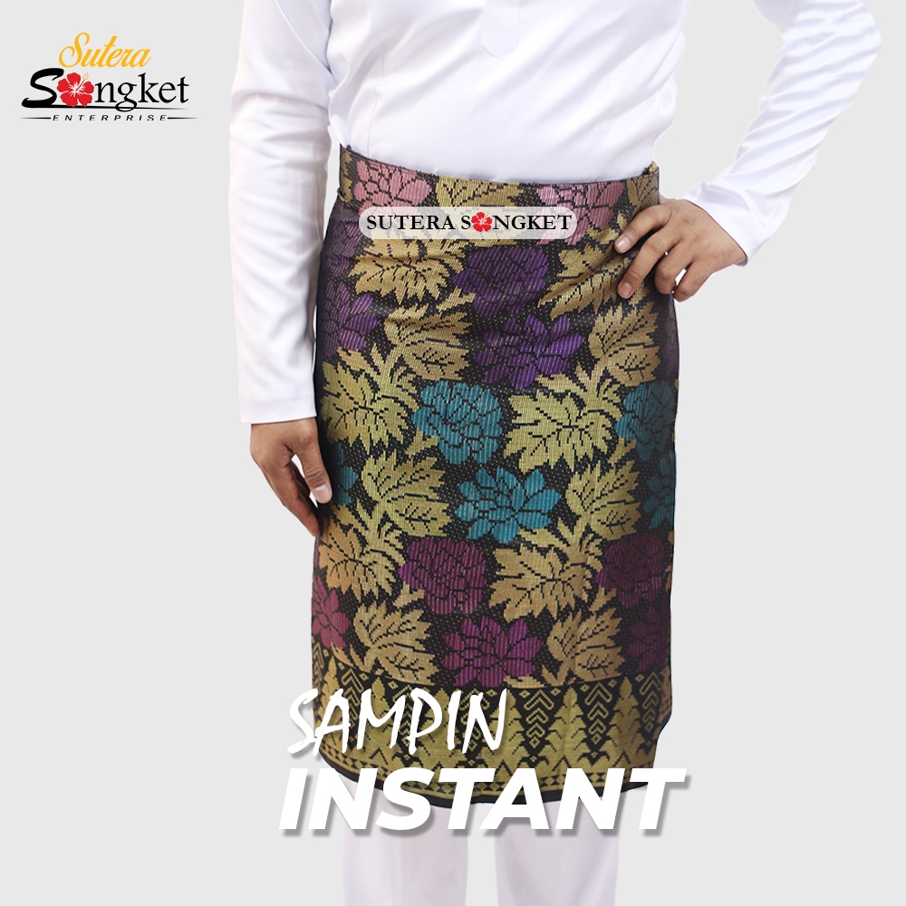 Sampin Instant Sampin Raya Dewasa Premium By Sutera Songket. | Shopee ...