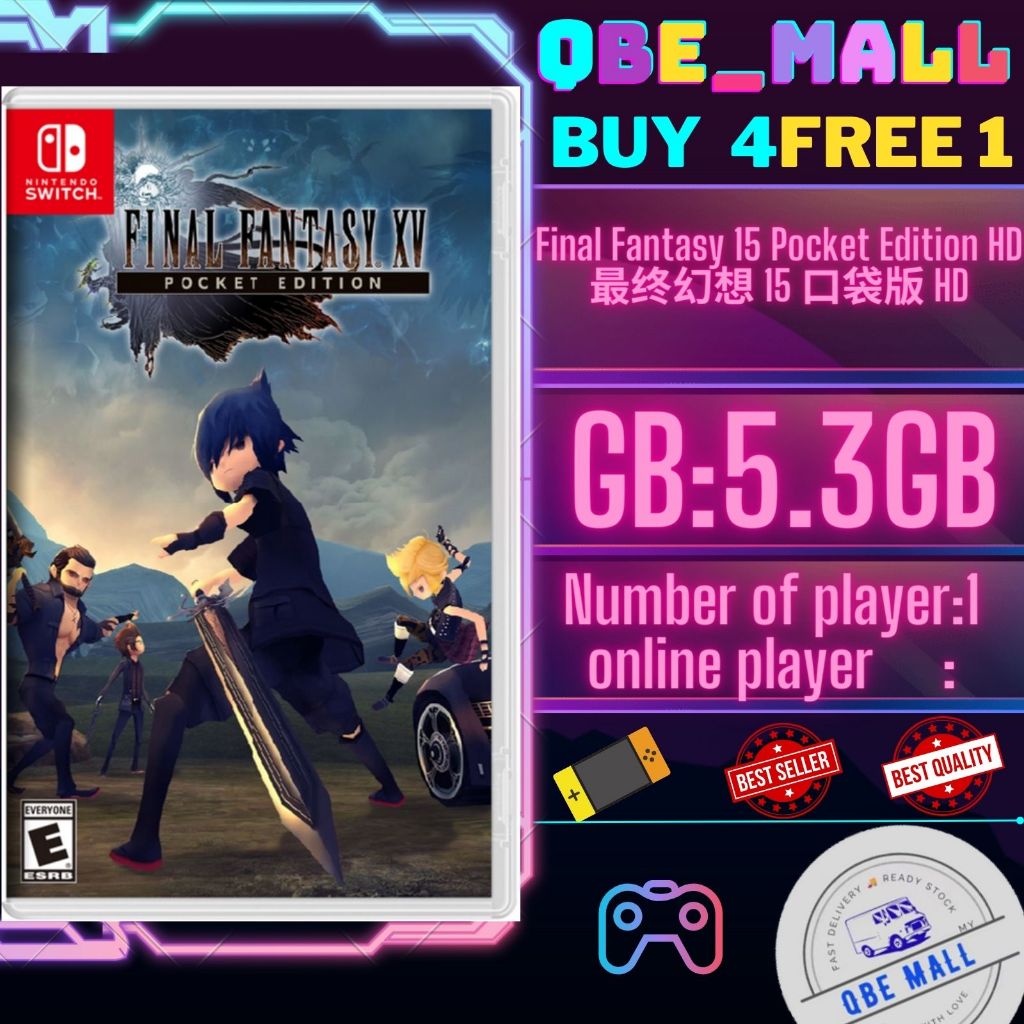 Final Fantasy 15 Pocket Edition HD 最终幻想 15 口袋版 HD (Nintendo switch ...