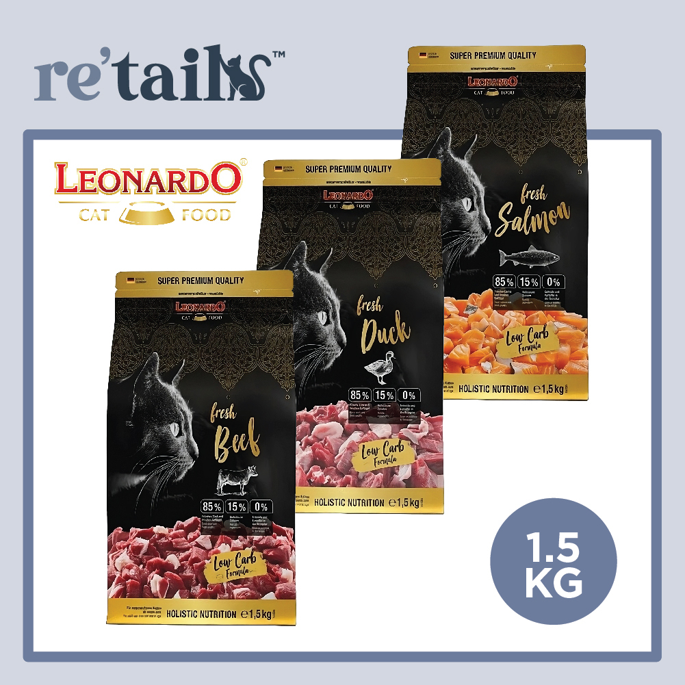 Leonardo Fresh Line Fresh Beef/Duck/Salmon Cat Dry Food Original Pack