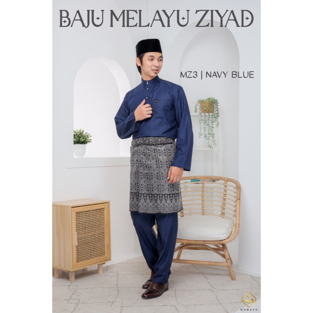 BAJU MELAYU ZIYAD !! REGULAR FIT !! COTTON LINEN ORIMONO !! | Shopee ...