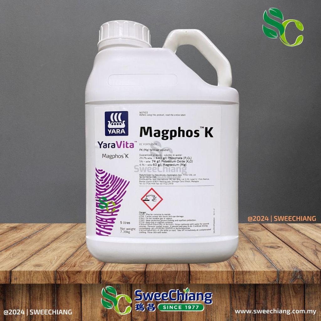 YARA YaraVita Magphos K 5L Tuber Fertilizer催花催根叶面肥料Vita Baja Penggalak ...