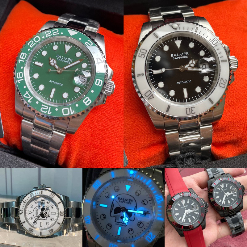 ORIGINAL BALMER 7918 sapphire Watch Unisex Quartz watch full stainless steel Shopee Malaysia