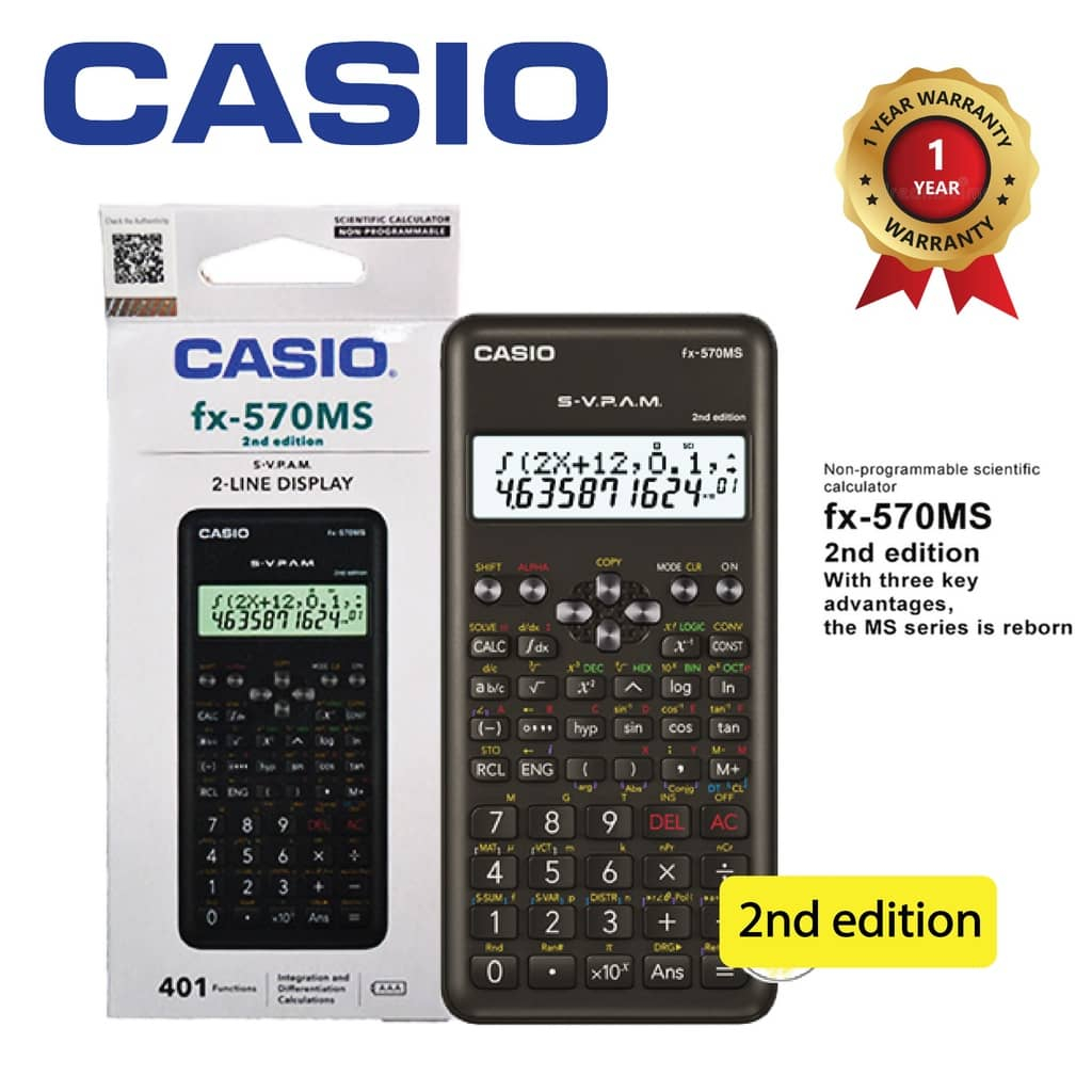 Scientific calculator 570ms sale