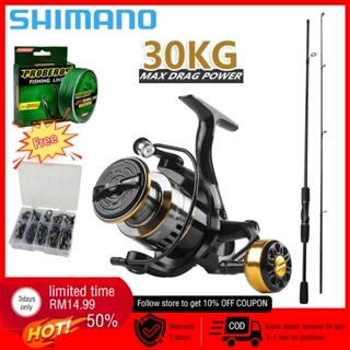 Cheap Fishing Rod Reel Combo 5.5FT 5 Section Travel Fishing Rod 13BB Spinning  Reel Carp Bass Rod Reel Set