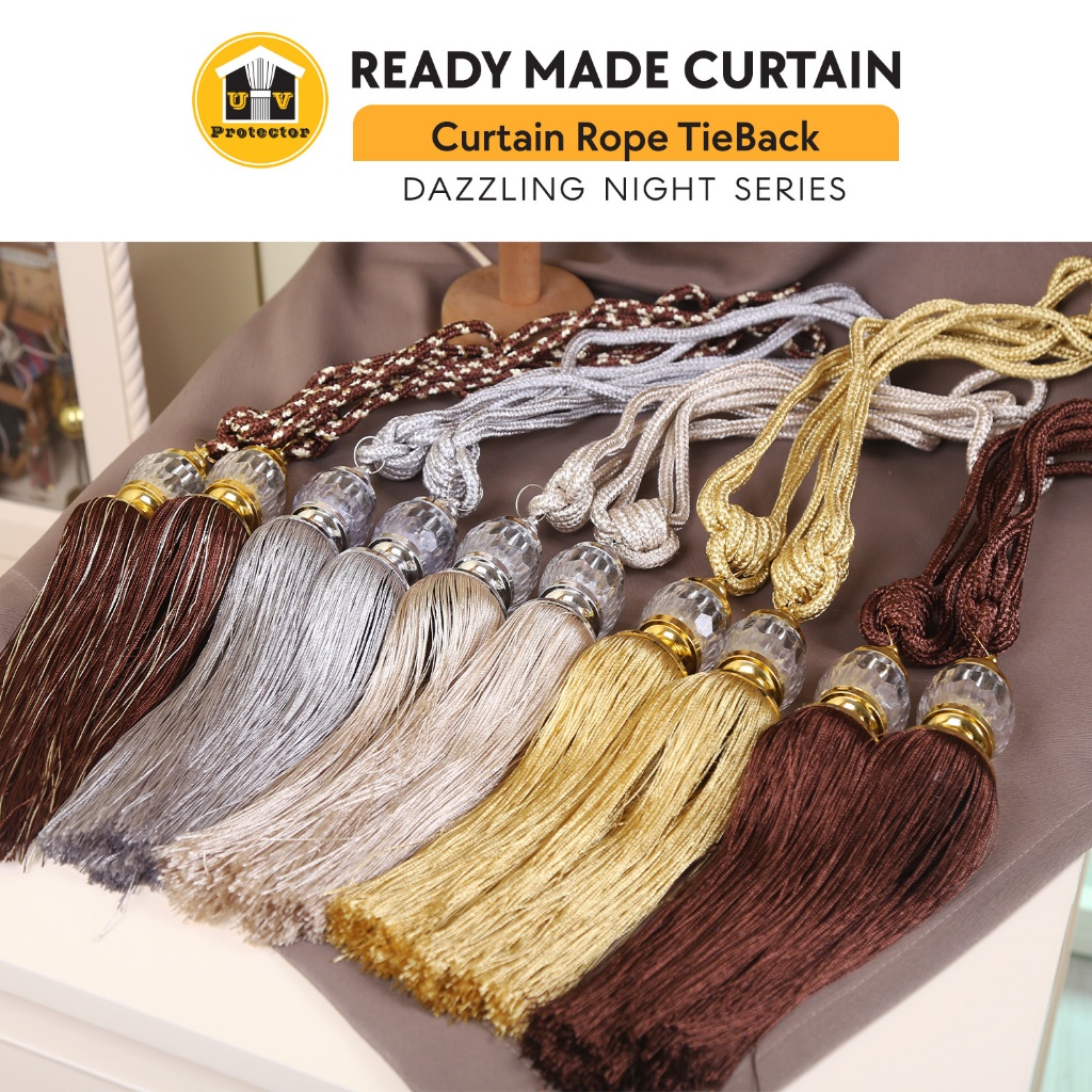 UVP Curtain Rope TieBack Dazzling Night Series (2 Pcs) | Shopee Malaysia