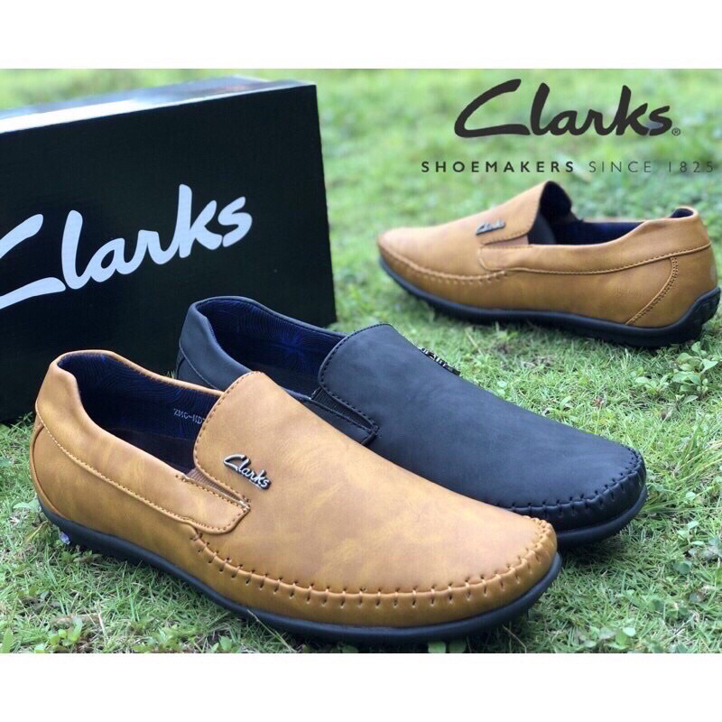 Highly Recommended Men s Clarks Classic Casual Formal Loafer Shoes Kasut Sampan Clarks Lelaki Terunggul Pasaran Shopee Malaysia