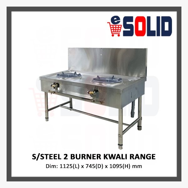 2 Burner Kwali Range / Dapur Gas 2 Tungku / Stove Range / 2 Lubang ...