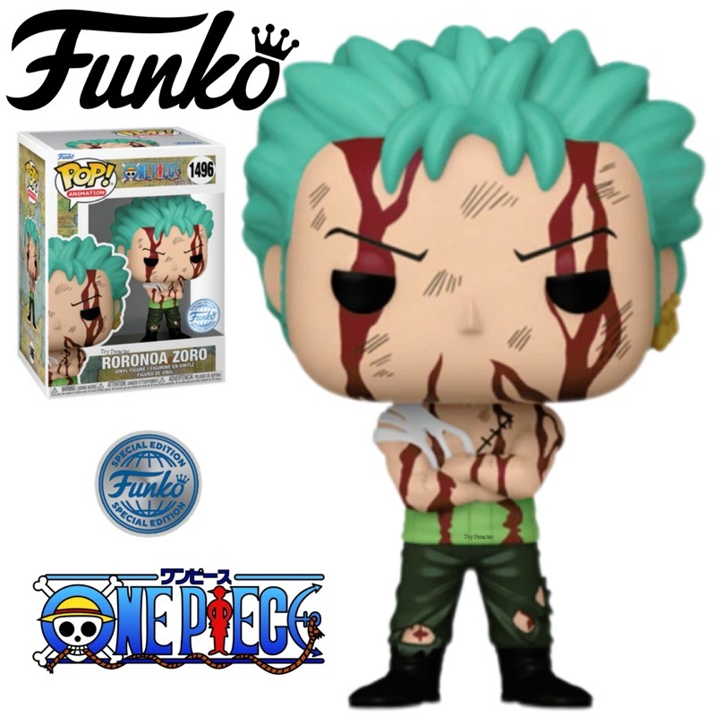 FUNKO ANIMATION ONE Piece #1496 Roronoa Zoro Rien ne s'est passé POP