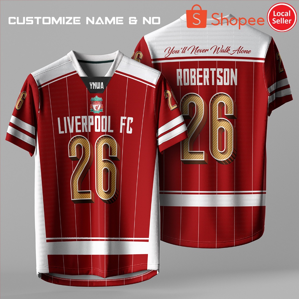CUSTOMIZE LIVERPOOL FC JERSEY LFC NFL EDITION Shopee Malaysia