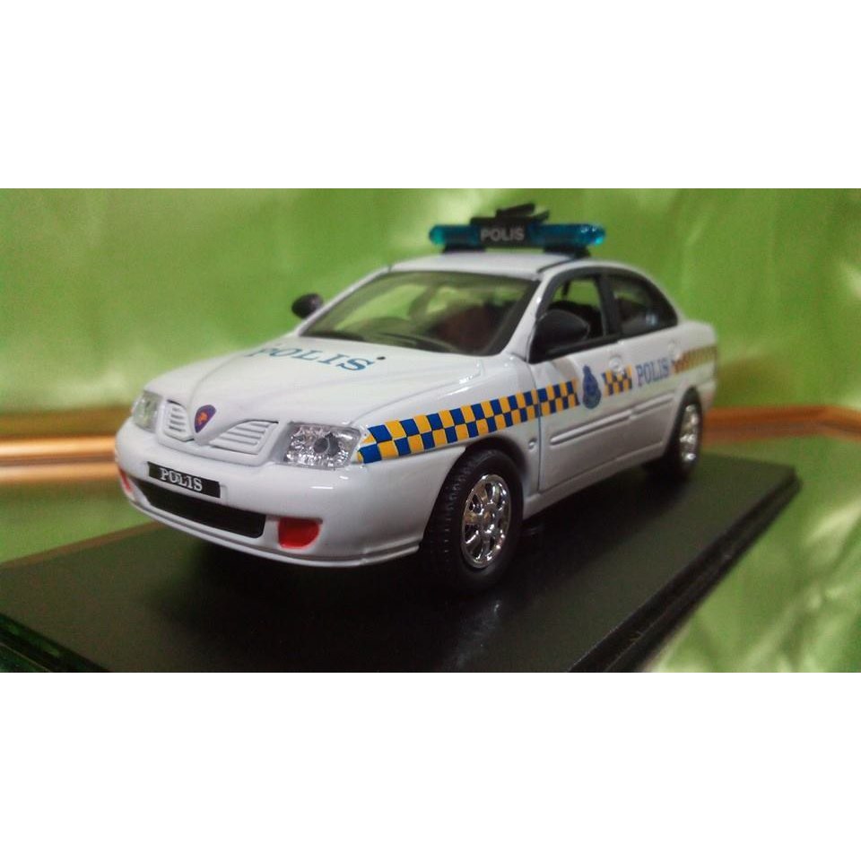 Diecast Proton Waja Polis PDRM Scale 1:32 | Shopee Malaysia