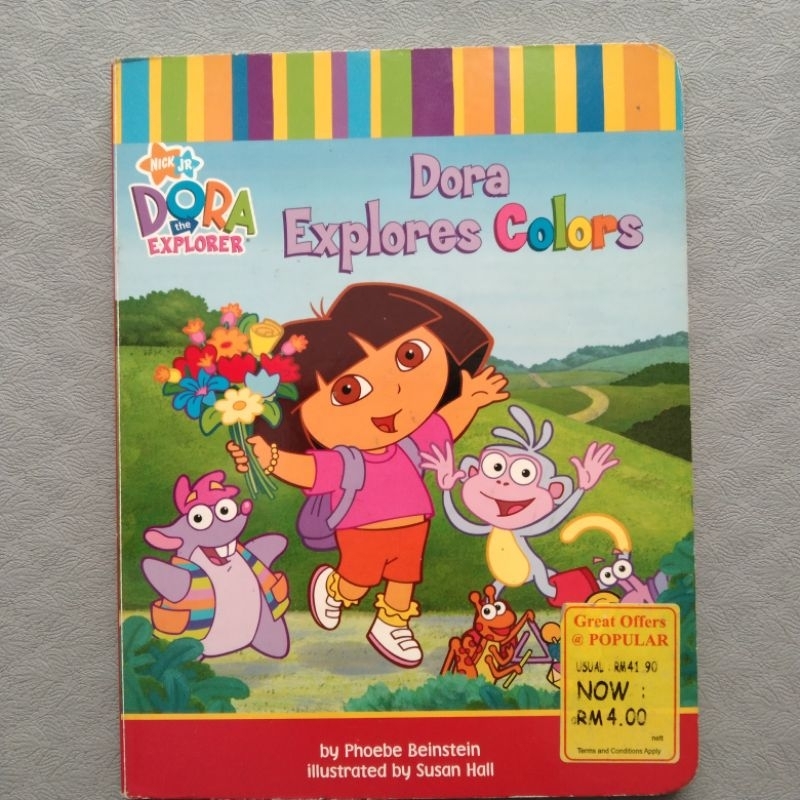 [Preloved/Nick JR] Dora the Explorer : Dora Explores Colors | Shopee ...