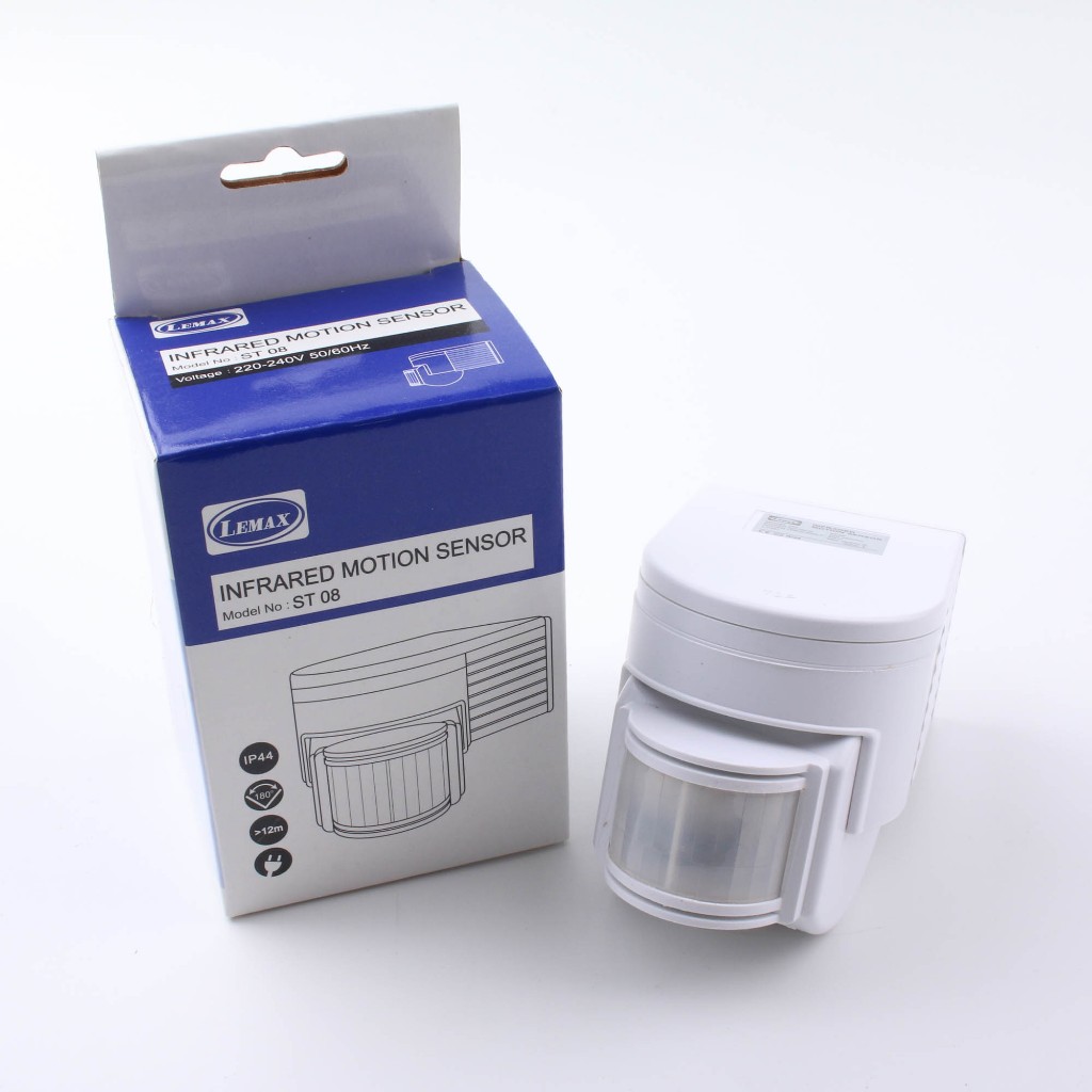 INFRARED MOTION SENSOR LEMAX ST08 PIR SENSOR | Shopee Malaysia