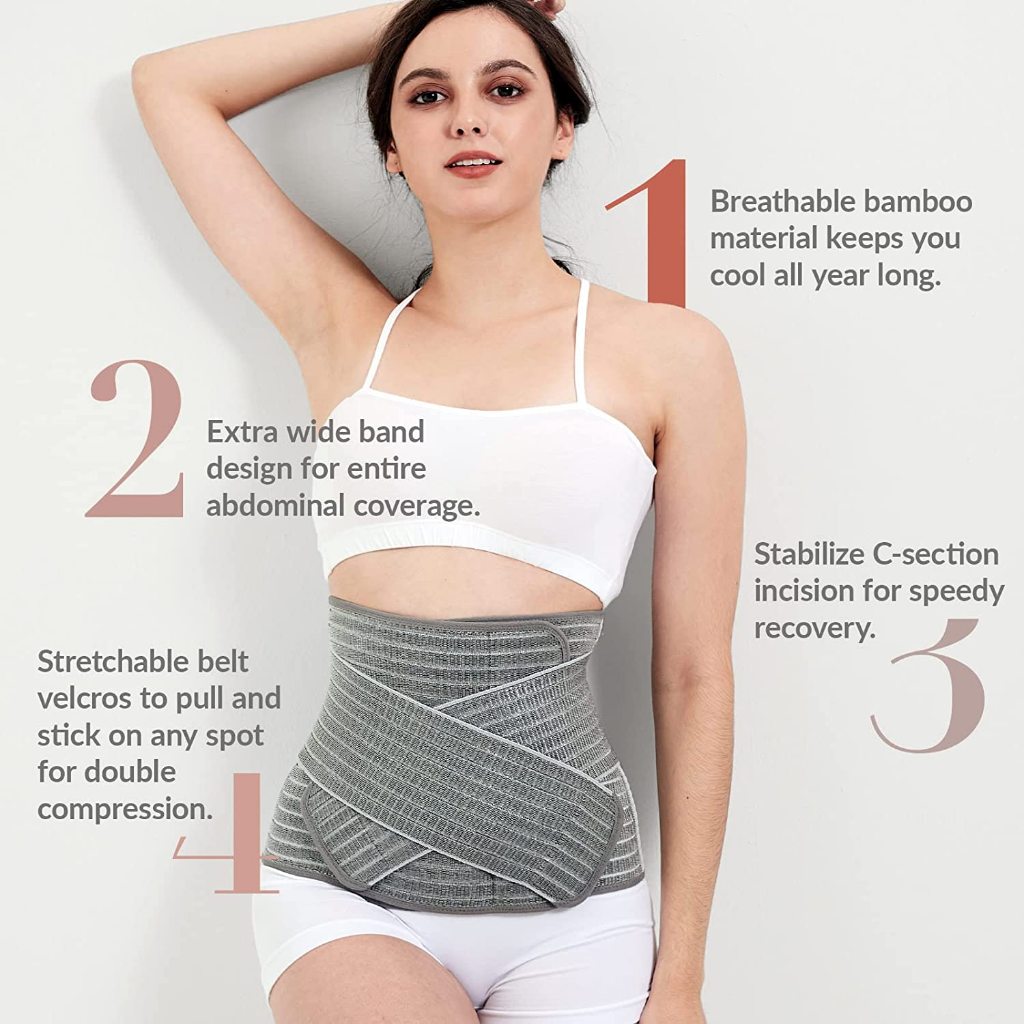 Mamaway nano bamboo postnatal recovery & support belly band best sale