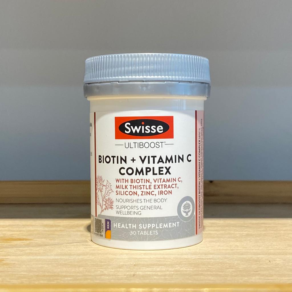 Swisse BIOTIN + VITAMIN C COMPLEX (30 Tablets) Shopee Malaysia