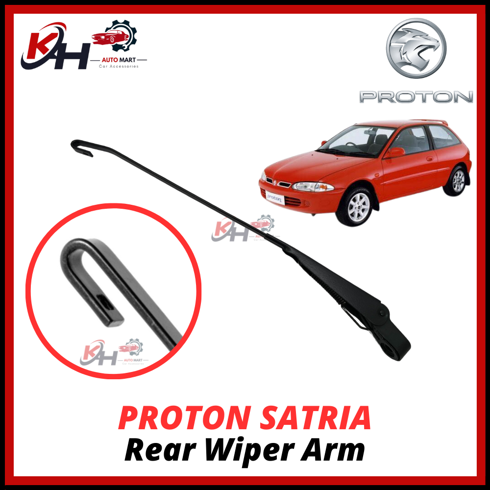 PROTON SATRIA OLD 1st REAR WIPER ARM (OEM) WIPER BESI BELAKANG LOCAL ...