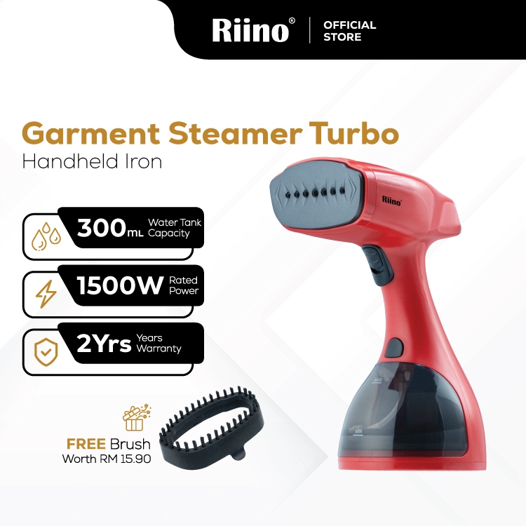 Riino Handheld Garment Steamer Turbo Travel Portable Steam Iron QH09