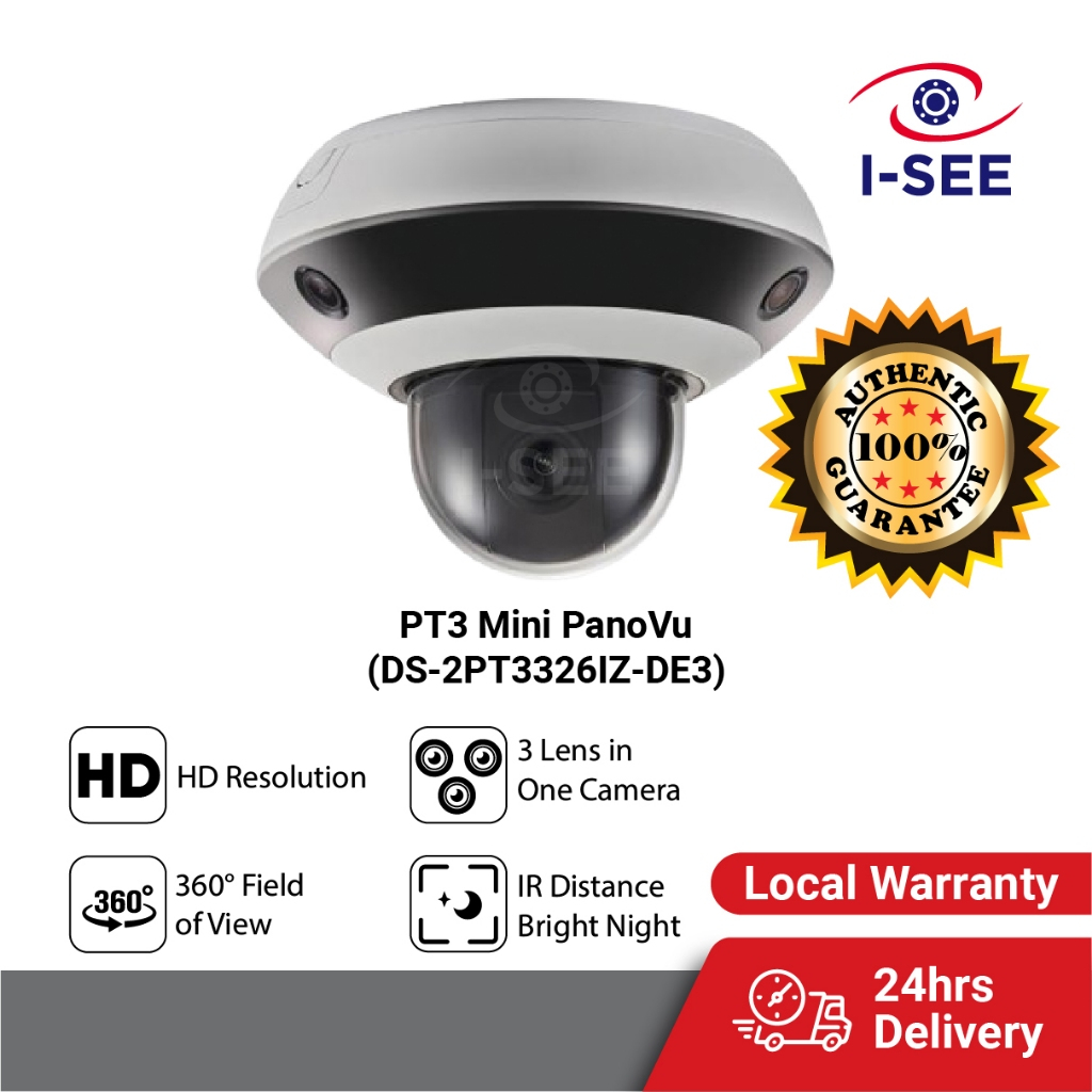 Hikvision 8MP H.265 Mini PanoVu Panoramic | 6 MP DeepinView Fisheye ...