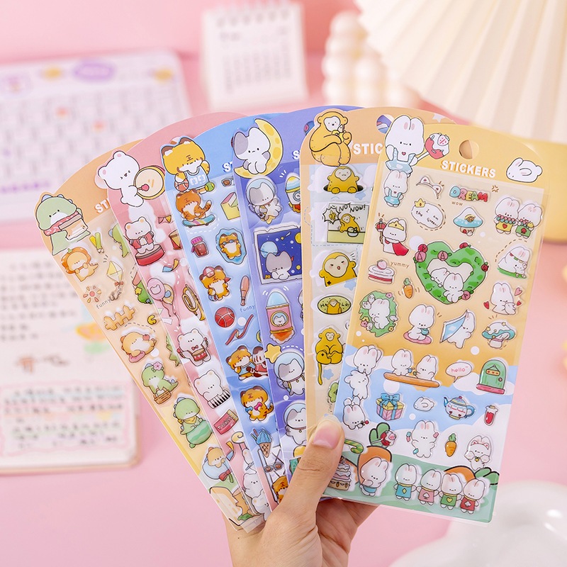 Cute Stickers South Korea Cartoon Stickers Guka Stickers Handbook DIY ...