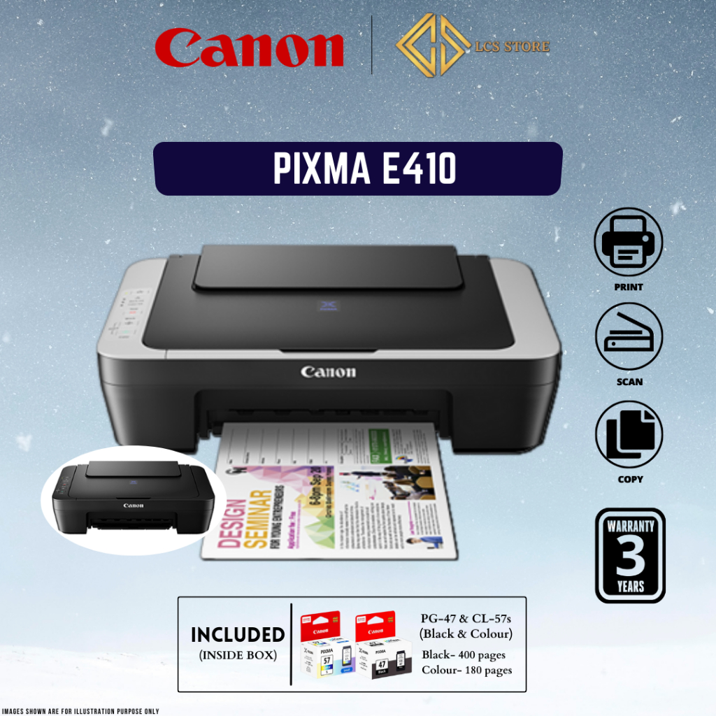 CANON PIXMA E410 All-in-One Printer | Shope…