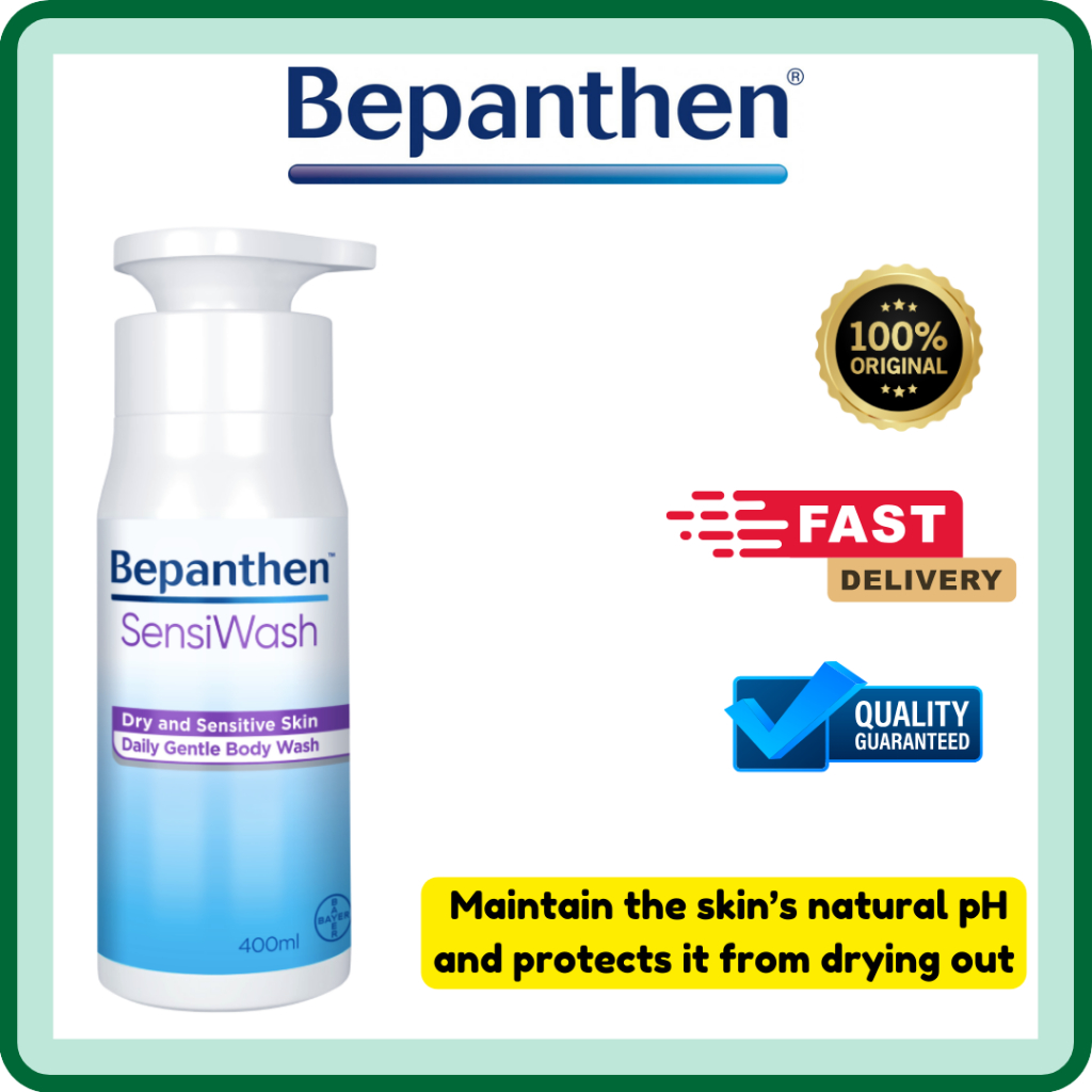 Bepanthen SensiWash (Daily Gentle Body Wash) 400ml Dry skin