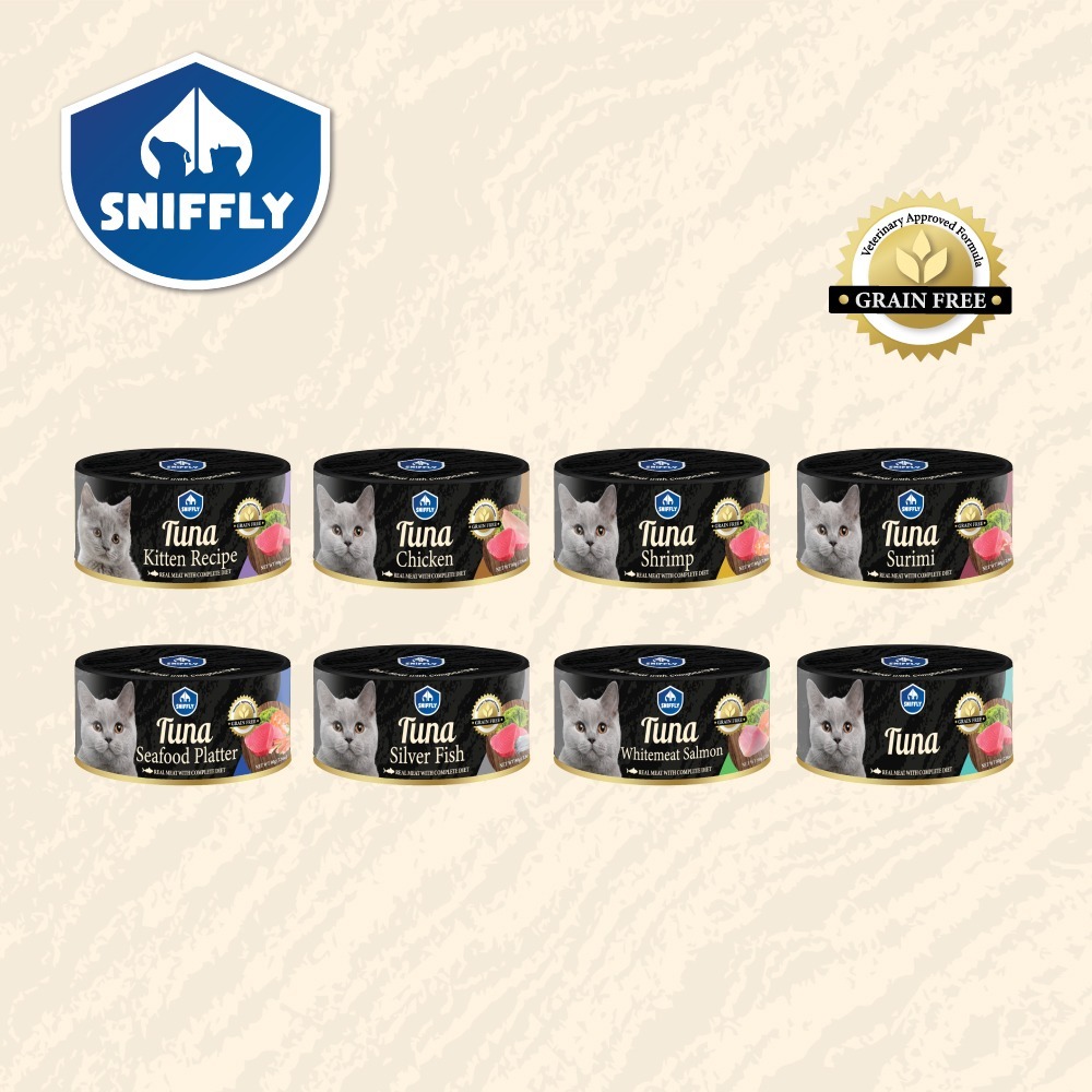 Sniffly Grain Free Cat Canned Food 80g | Shopee Malaysia