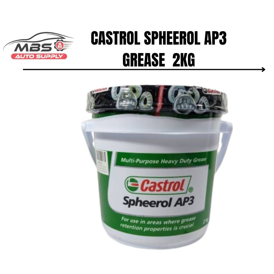 Castrol Spheerol AP3 Grease 2KG Multi-Purpose Heavy Duty | Shopee Malaysia