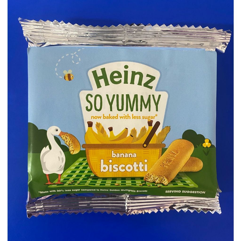 HEINZ SO YUMMY BANANA BISCOTTI 60G Shopee Malaysia