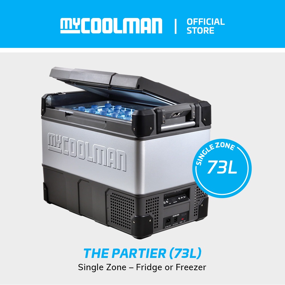 Mycoolman 73L (The Partier) Portable Car Refrigerator Single Zone ...