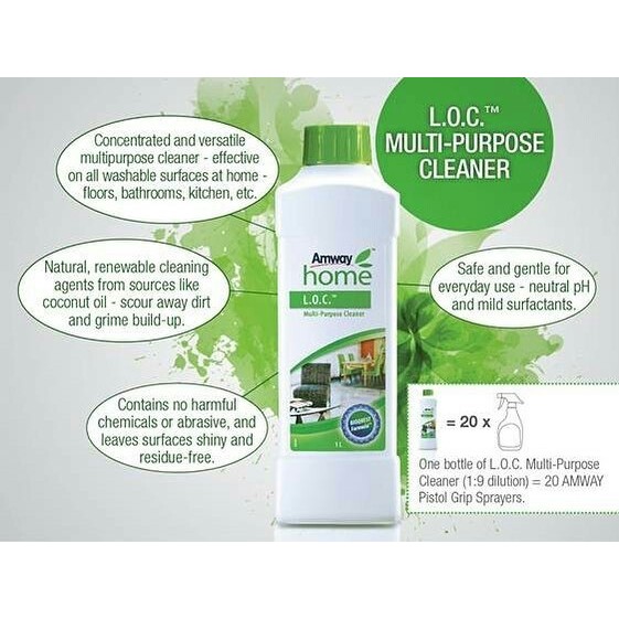 🔥READY STOCK🔥 Amway L.O.C. MultiPurpose Cleaner 1L Shopee Malaysia