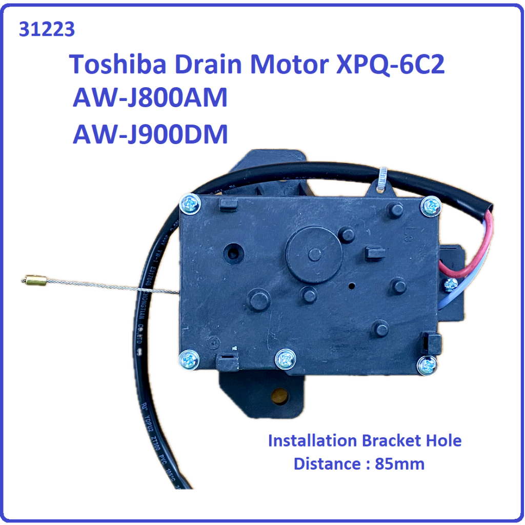 (ORI) Toshiba AW-J800AM / AW-J900DM Washing Machine Drain Motor ...