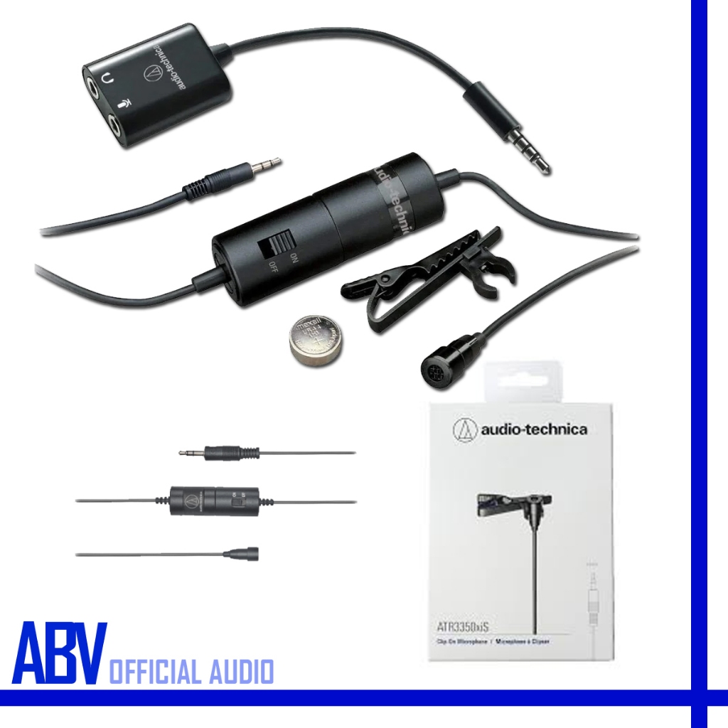 Audio Technica ATR3350xiS (Clip-On Microphone) | Shopee Malaysia