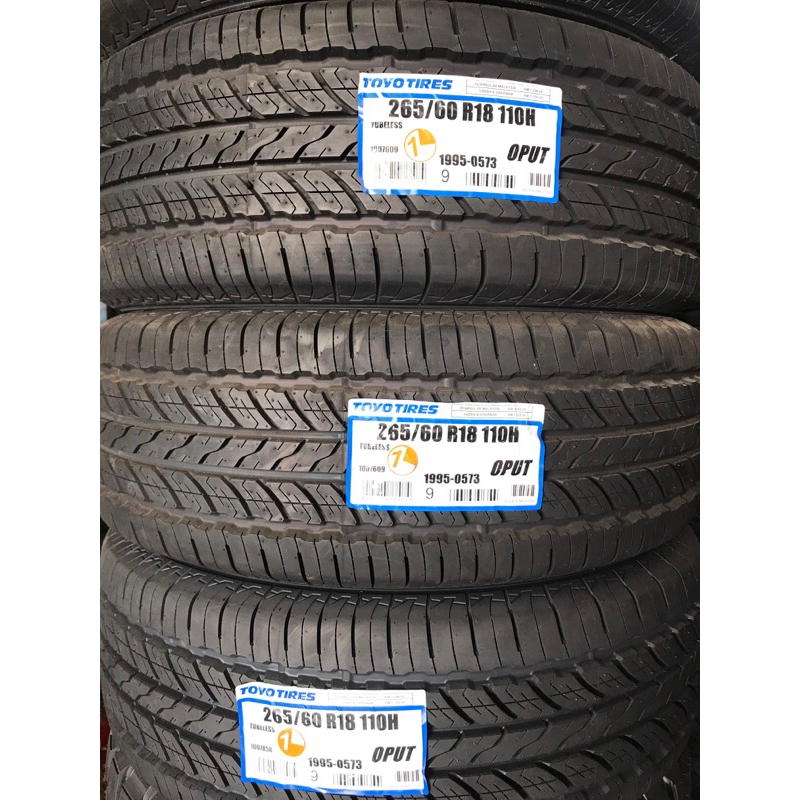 265/60R18 265 60 18 TOYO OPUT Car tyre tire kereta tayar Wheel Rim 18 ...