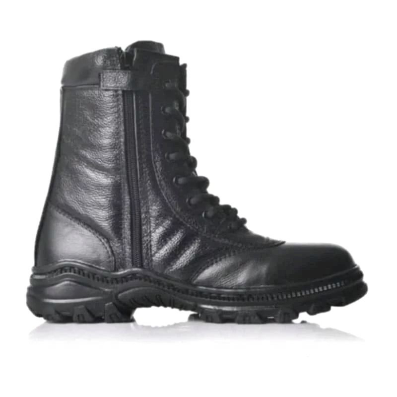 Tactical boots Combat boot Kasut Motorcycle men full leather shoe ...