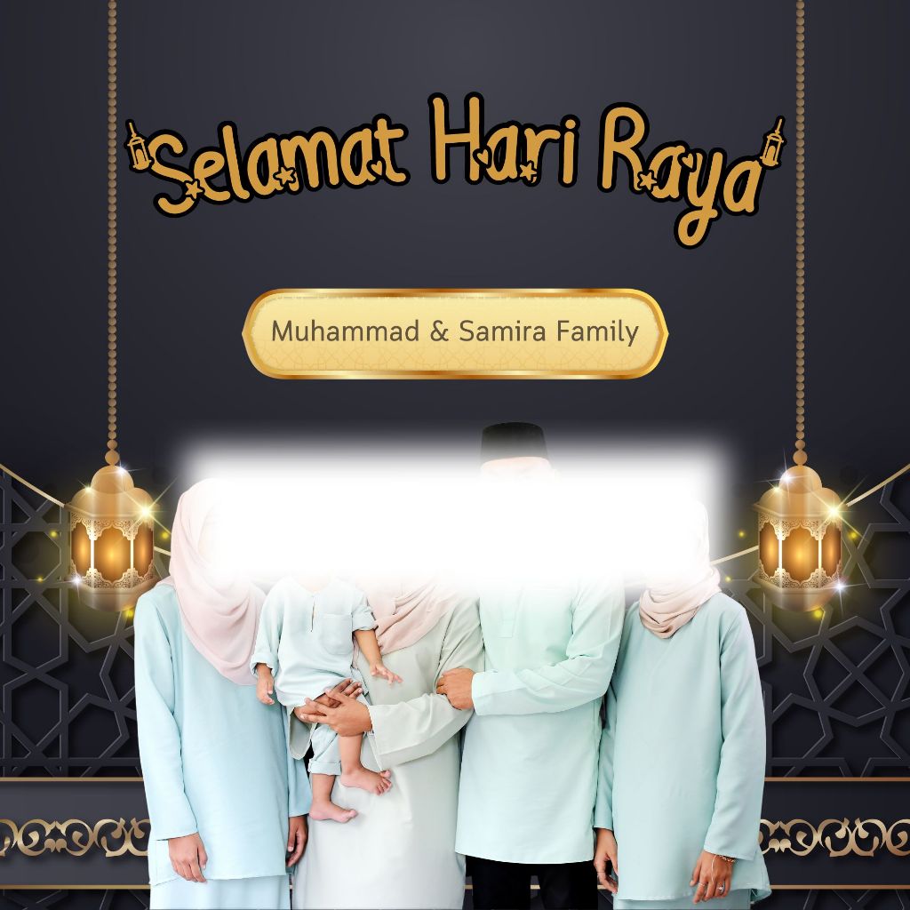 Template Poster Ucapan Selamat Hari Raya Template Poster Hari Raya Premium Saiz 1080x1350 Px 