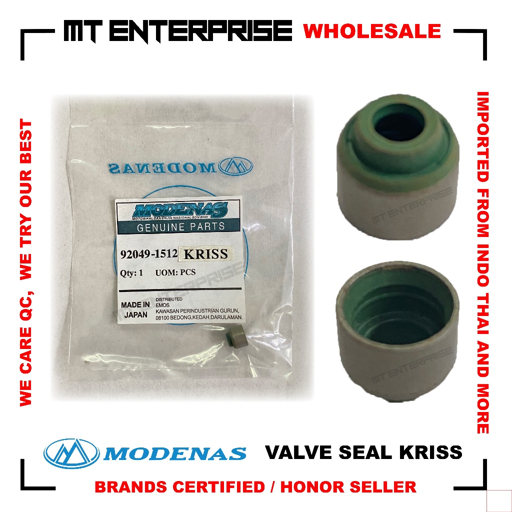 BUY 1 FREE 1 JAPAN Modenas Original Valve Seal KRISS / KRISTAR