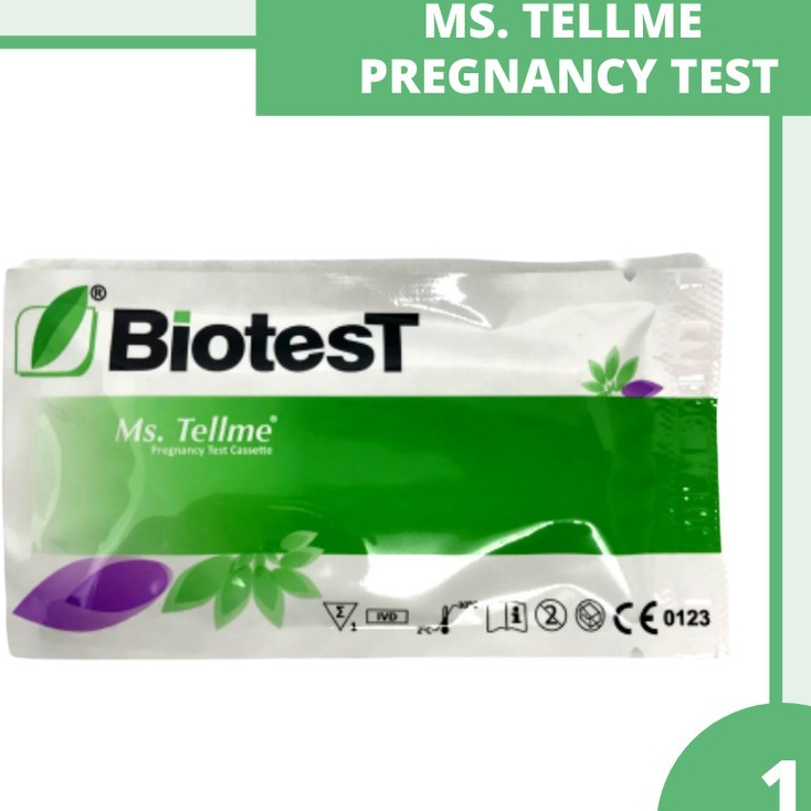 BIOTEST MS.TELLME PREGNANCY TEST CASSETTE 1 PACK | Shopee Malaysia